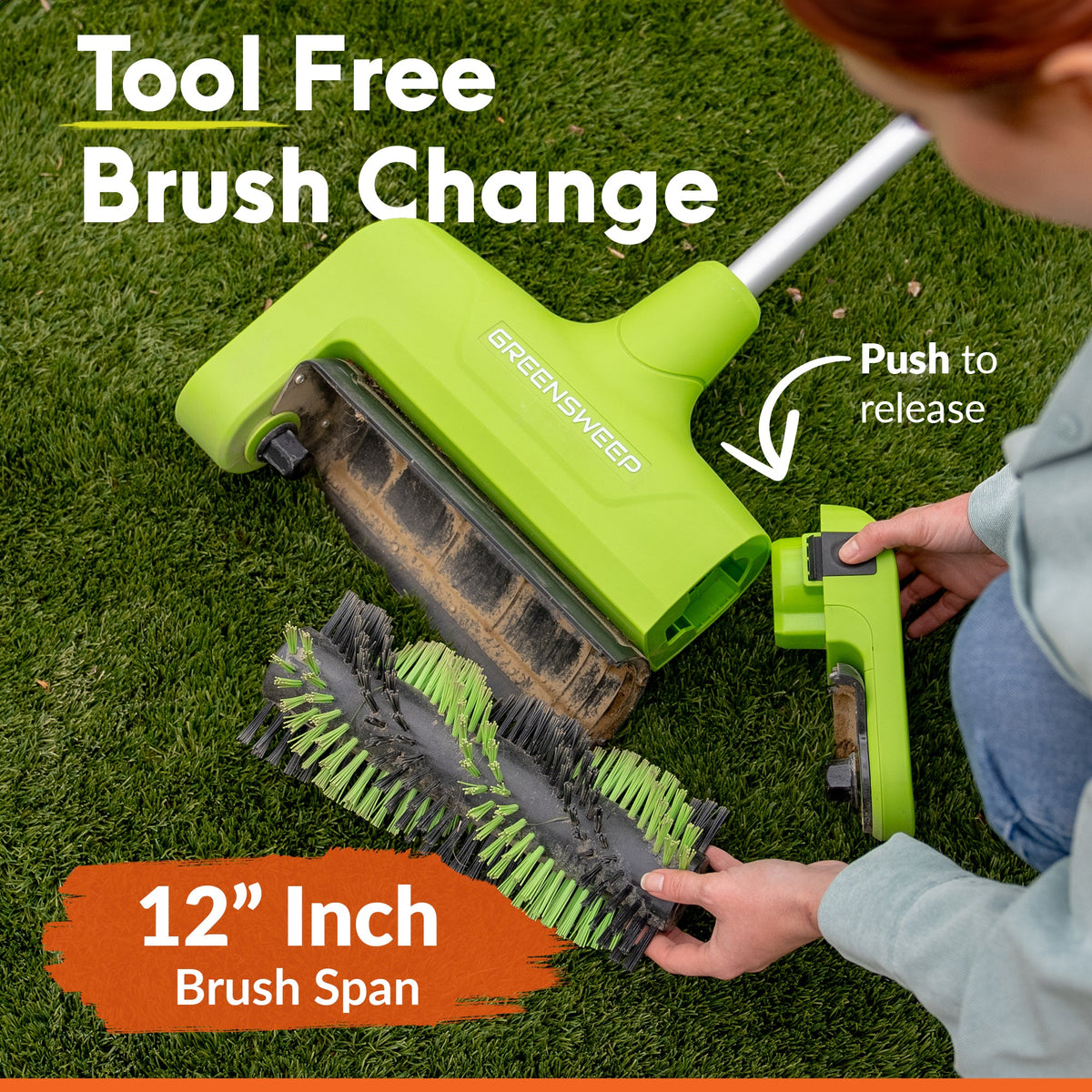 Reviver | Corded Artificial Grass Power Broom
