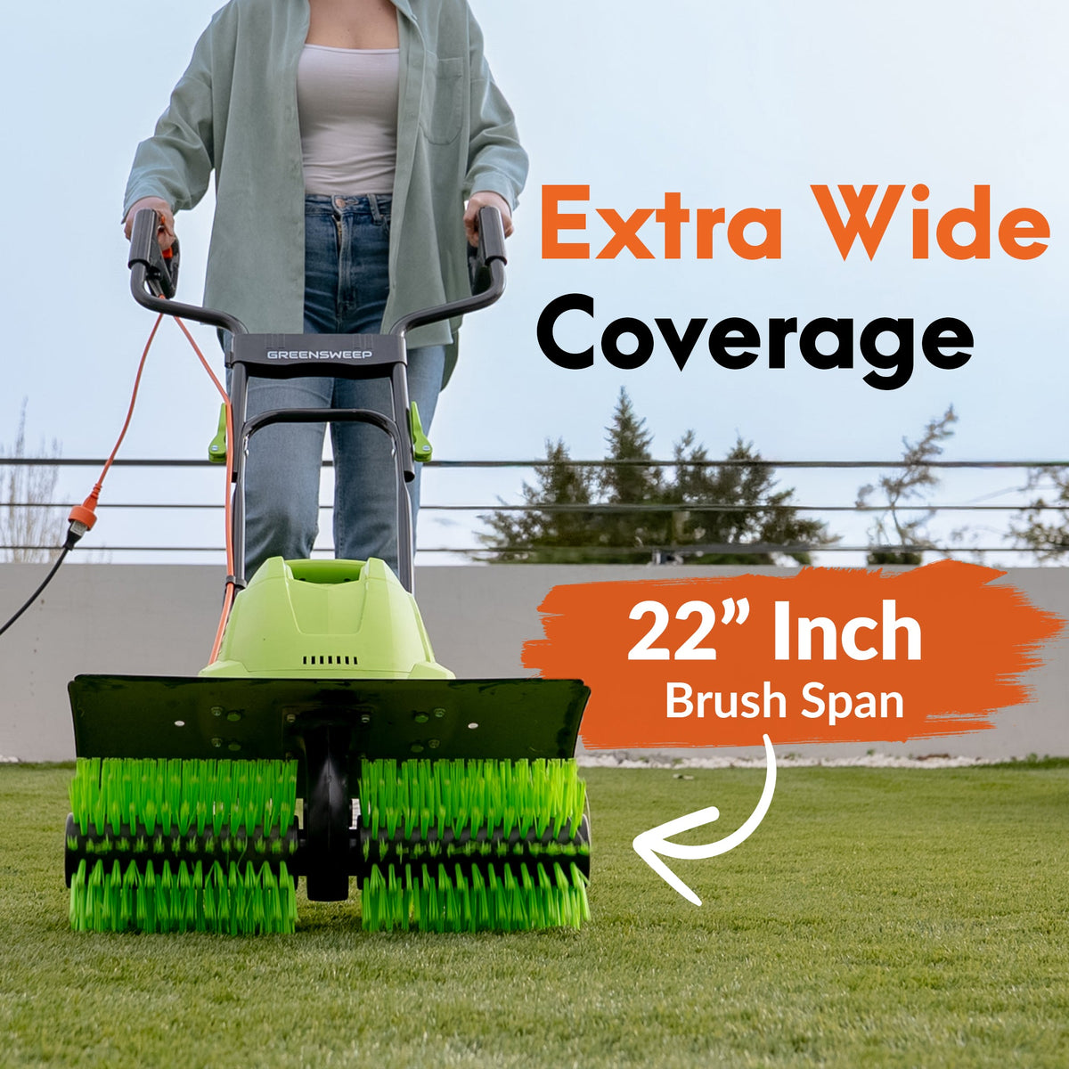 Volumizer | 22" Corded Artificial Turf Power Broom