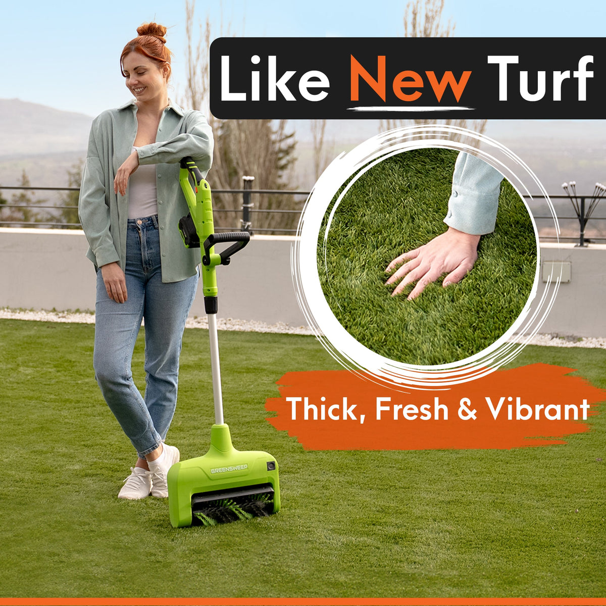 ReviverVolt | Cordless Artificial Turf Volumizer (UK)