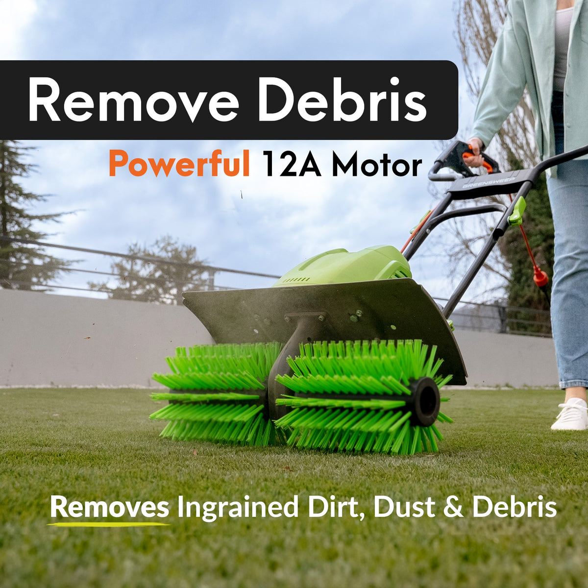 Volumizer | 22" Corded Artificial Turf Power Broom