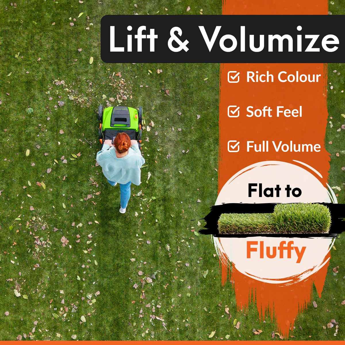TurfoVolt | Cordless Artificial Turf Power Sweeper